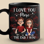 Custom Name I Love You More Couple Gifts - Personalized Mugs