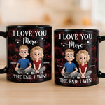 Custom Name I Love You More Couple Gifts - Personalized Mugs