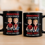 Custom Name Funny Anniversary Gifts for Couples - Personalized Mugs