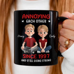 Custom Name Funny Anniversary Gifts for Couples - Personalized Mugs