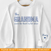 Custom Unisex Sweatshirt, Hoodie With Design On Sleeve - Personalized Birthday Gifts For Mom, Grandma - Unconditionally Loved