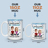 Custom 3D Inflated Effect Printed Mug - Personalized Anniversary Wedding Gifts For Husband And Wife, Him And Her - Love Chosen Again And Again