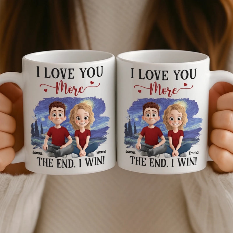 Custom Mug - Personalized Anniversary Wedding Gifts For Husband And Wife, Him And Her - Side By Side Feels Right