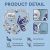 Custom Acrylic Car Ornament - Personalized Memorial Sympathy Gifts For Loss Of Mom, Dad - Loved More Than Words
