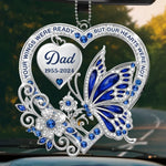Custom Name Memorial Butterfly Gifts for Mom - Personalized Car Ornament