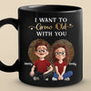 Custom Black Mug - Personalized Anniversary Wedding Gifts For Husband And Wife, Him And Her - Love Built On Us