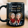 Custom Black Mug - Personalized Anniversary Wedding Gifts For Husband And Wife, Him And Her - Love Built On Us