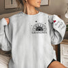 Custom Unisex Sweatshirt, Hoodie With Design On Sleeve - Personalized Birthday Gifts For Mom, Grandma - Heart Of Our Family