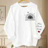 Custom Unisex Sweatshirt, Hoodie With Design On Sleeve - Personalized Birthday Gifts For Mom, Grandma - Heart Of Our Family