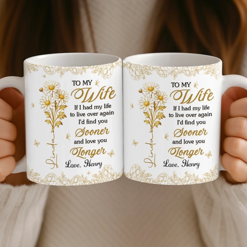 Custom Mug - Personalized Anniversary Wedding Gifts For Husband And Wife, Him And Her - You Make Life Softer
