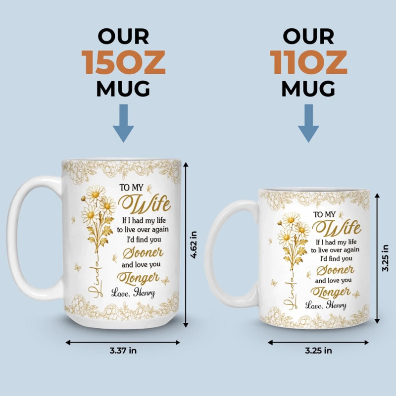 Custom Mug - Personalized Anniversary Wedding Gifts For Husband And Wife, Him And Her - You Make Life Softer