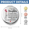 Custom Compact Mirror - Personalized Birthday Gifts For Daughter - Always My Little Girl
