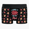 Custom Photo Boxer Briefs, Men's Boxers - Personalized Anniversary Wedding Gifts For Husband And Wife, Him And Her - Love Lives In Us