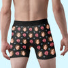 Custom Photo Boxer Briefs, Men's Boxers - Personalized Anniversary Wedding Gifts For Husband And Wife, Him And Her - Love Lives In Us