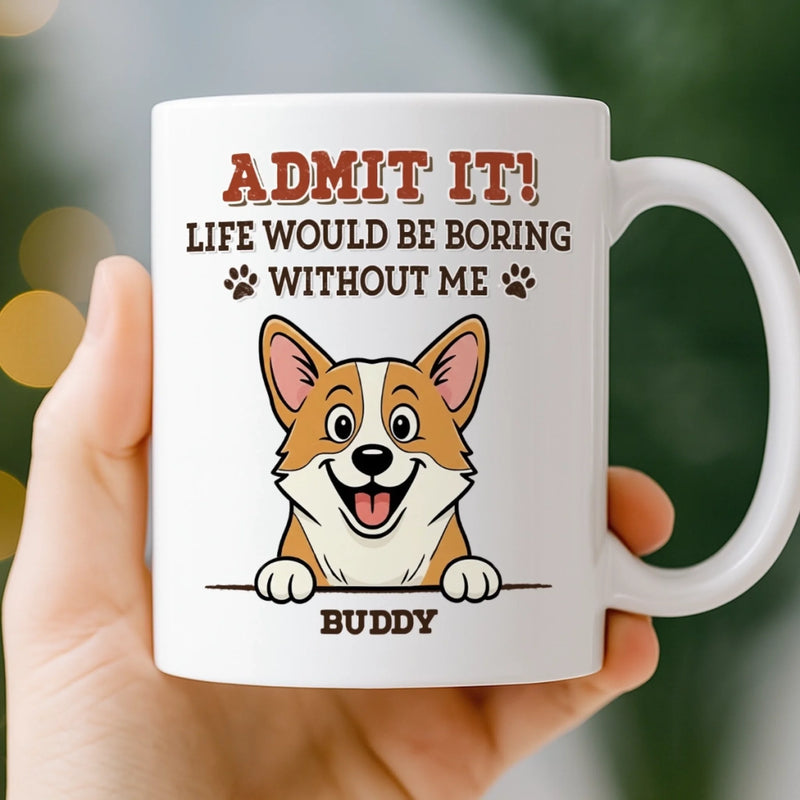 Custom Mug - Personalized Birthday Gifts For Dog Lovers, Dog Dad And Mom - Instant Mood Booster