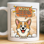 Custom Name Funny Dog Dad Gifts - Personalized Mugs