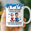 Custom 3D Inflated Effect Printed Mug - Personalized Birthday Gifts For Mom, Dad, Daughter, Son - Forever Starts With Family