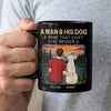 Custom Black Mug - Personalized Birthday Gifts For Dog Lovers, Dog Dad And Mom - Proof Life Needs Dogs