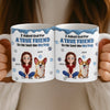 Custom 3D Inflated Effect Printed Mug - Personalized Birthday Gifts For Dog Lovers, Dog Dad And Mom - A Blessing With A Wagging Tail