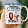 Custom 3D Inflated Effect Printed Mug - Personalized Birthday Gifts For Dog Lovers, Dog Dad And Mom - A Blessing With A Wagging Tail