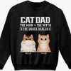 Custom Unisex T-shirt, Premium T-shirt, Hoodie - Personalized Birthday Gifts For Cat Lovers, Cat Mom And Dad - Real Men Love Cats