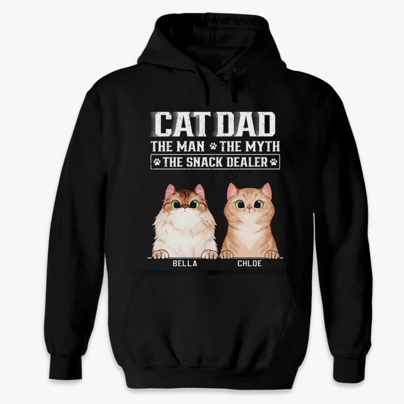 Custom Unisex T-shirt, Premium T-shirt, Hoodie - Personalized Birthday Gifts For Cat Lovers, Cat Mom And Dad - Real Men Love Cats