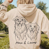 Custom Photo Unisex Sweatshirt, Hoodie With Design On Sleeve - Personalized Birthday Gifts For Dog Lovers, Dog Dad And Mom - Forever My Fur Baby