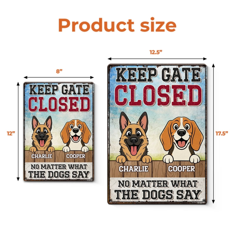 Custom Home Decor Metal Sign - Personalized  Birthday Gifts For Dog Lovers, Dog Dad And Mom - Love Made Of Fur