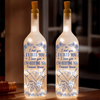 Custom Bottle Lamp - Personalized Anniversary Wedding Gifts For Husband And Wife, Him And Her - Love Feels Right With You