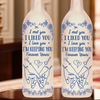 Custom Bottle Lamp - Personalized Anniversary Wedding Gifts For Husband And Wife, Him And Her - Love Feels Right With You
