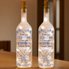 Custom Bottle Lamp - Personalized Anniversary Wedding Gifts For Husband And Wife, Him And Her - Love Feels Right With You