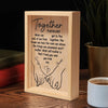 Custom Frame Light Box - Personalized Anniversary Wedding Gifts For Husband And Wife, Him And Her - Together We Choose Us