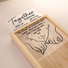 Custom Frame Light Box - Personalized Anniversary Wedding Gifts For Husband And Wife, Him And Her - Together We Choose Us