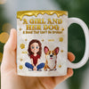 Custom 3D Inflated Effect Printed Mug - Personalized Birthday Gifts For Dog Lovers, Dog Dad And Mom - Paws And Pinky Promises
