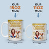 Custom 3D Inflated Effect Printed Mug - Personalized Birthday Gifts For Dog Lovers, Dog Dad And Mom - Paws And Pinky Promises