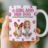 Custom 3D Inflated Effect Printed Mug - Personalized Birthday Gifts For Dog Lovers, Dog Dad And Mom - Best Friends For Life