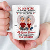 Custom Mug - Personalized Anniversary Wedding Gifts For Husband And Wife, Him And Her - Our Love Keeps Growing