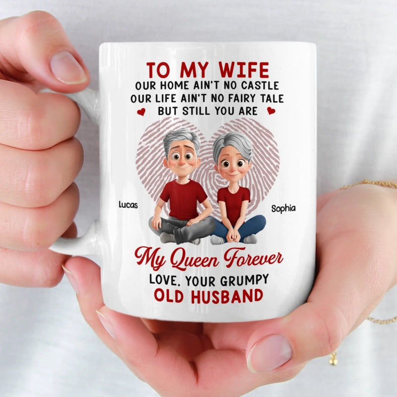 Custom Mug - Personalized Anniversary Wedding Gifts For Husband And Wife, Him And Her - Our Love Keeps Growing