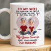 Custom Mug - Personalized Anniversary Wedding Gifts For Husband And Wife, Him And Her - Our Love Keeps Growing