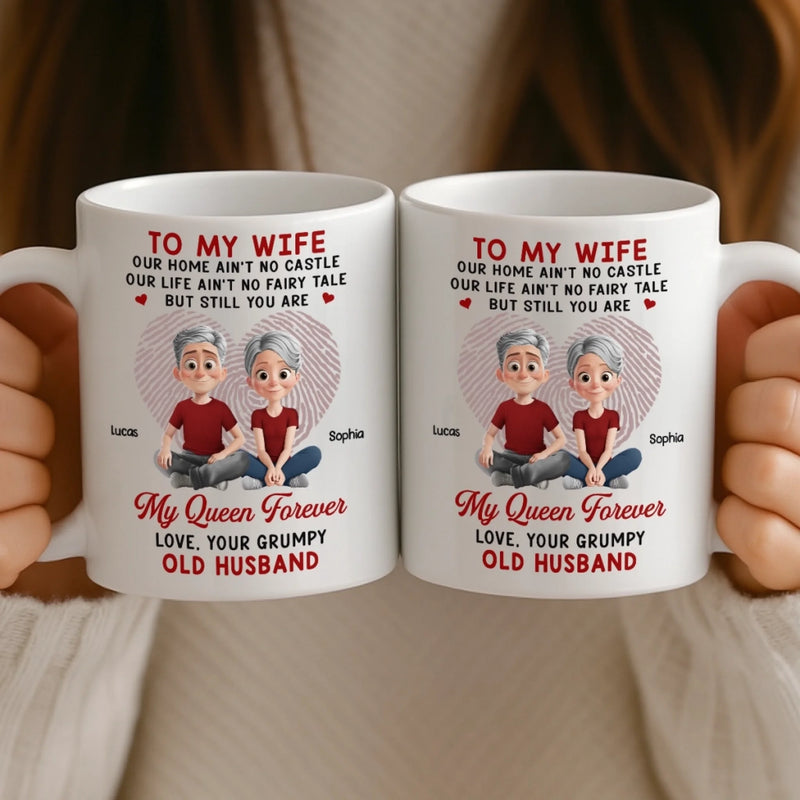 Custom Mug - Personalized Anniversary Wedding Gifts For Husband And Wife, Him And Her - Our Love Keeps Growing