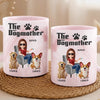 Custom 11oz Pink Marble Mug - Personalized Birthday Gifts For Dog Cat Lovers, Dog Dad And Mom, Cat Owners - Dog Mom Era, Forever