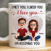 Custom Mug - Personalized Anniversary Wedding Gifts For Husband And Wife, Him And Her - Life Is Sweeter Together