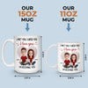Custom Mug - Personalized Anniversary Wedding Gifts For Husband And Wife, Him And Her - Life Is Sweeter Together