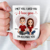 Custom Mug - Personalized Anniversary Wedding Gifts For Husband And Wife, Him And Her - Life Is Sweeter Together