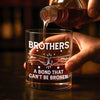 Custom Whiskey Glass - Personalized Birthday Gifts For Brothers - Cheer To Us