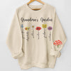 Custom Unisex Sweatshirt, Hoodie With Design On Sleeve - Personalized Birthday Gifts For Mom, Grandma - Wrapped In Love