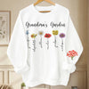 Custom Unisex Sweatshirt, Hoodie With Design On Sleeve - Personalized Birthday Gifts For Mom, Grandma - Wrapped In Love
