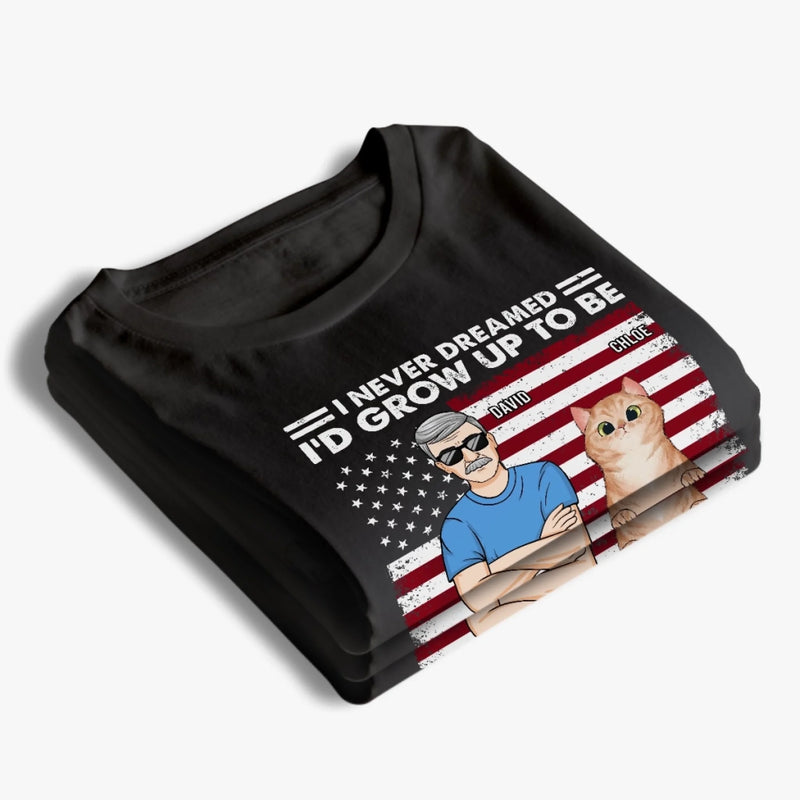 Custom Unisex T-shirt, Premium T-shirt, Hoodie - Personalized Birthday Gifts For Cat Lovers, Cat Mom And Dad - Cats Rule Humans Serve