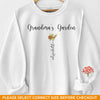 Custom Unisex Sweatshirt, Hoodie With Design On Sleeve - Personalized Birthday Gifts For Mom, Grandma - Wrapped In Love