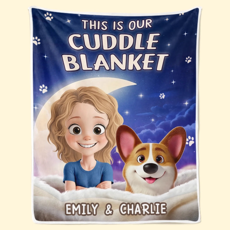 Custom Blanket - Personalized Birthday Gifts For Dog Cat Lovers, Dog Dad And Mom, Cat Owners - Peace Smells Like Home